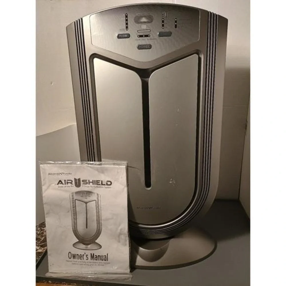 Air Shield -Advanced PureAir UP-9000 Air Purifier w/ Remote & Manual